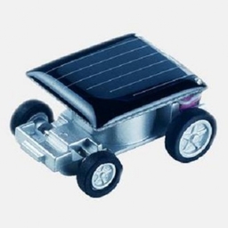 Забавна соларна мини количка.